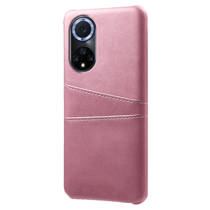 KSQ Quality PU Leather and Hard PC Phone Case Phone Cover with Dual Card Slots for Huawei nova 9 Pro / Honor 50 Pro