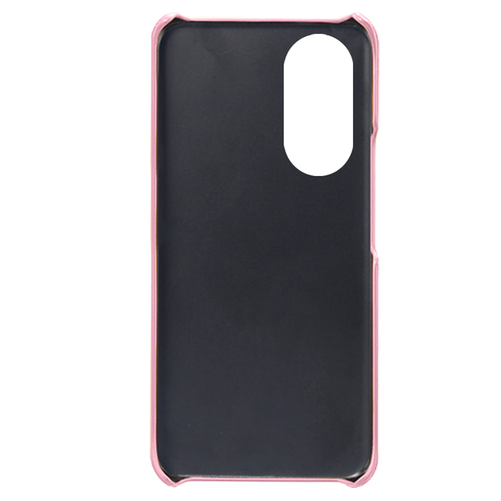 KSQ Quality PU Leather and Hard PC Phone Case Phone Cover with Dual Card Slots for Huawei nova 9 Pro / Honor 50 Pro