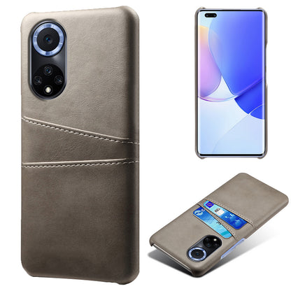 KSQ Quality PU Leather and Hard PC Phone Case Phone Cover with Dual Card Slots for Huawei nova 9 Pro / Honor 50 Pro