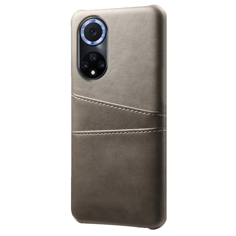 KSQ Quality PU Leather and Hard PC Phone Case Phone Cover with Dual Card Slots for Huawei nova 9 Pro / Honor 50 Pro