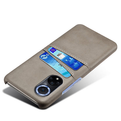KSQ Quality PU Leather and Hard PC Phone Case Phone Cover with Dual Card Slots for Huawei nova 9 Pro / Honor 50 Pro