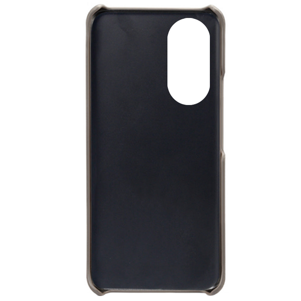 KSQ Quality PU Leather and Hard PC Phone Case Phone Cover with Dual Card Slots for Huawei nova 9 Pro / Honor 50 Pro