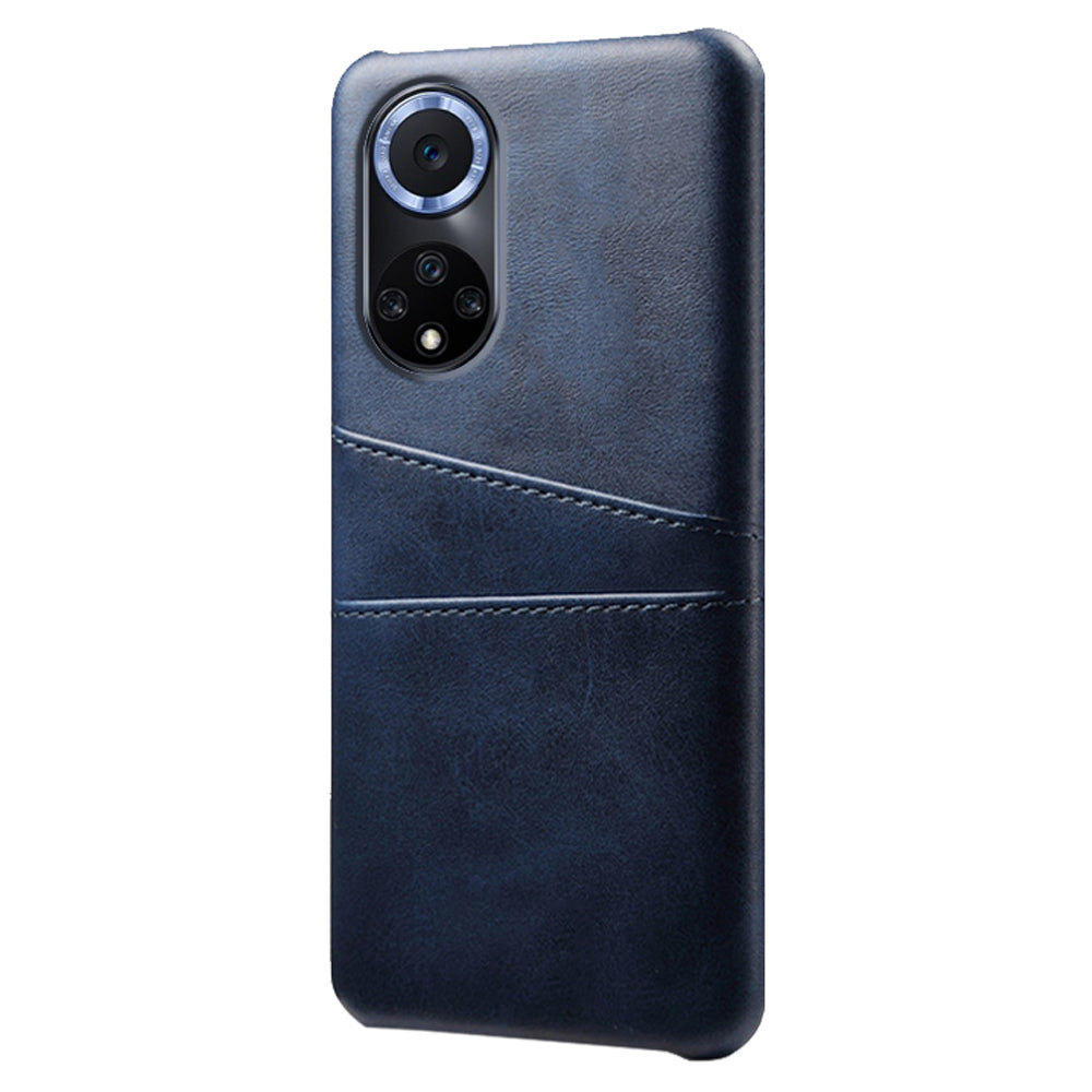 KSQ Quality PU Leather and Hard PC Phone Case Phone Cover with Dual Card Slots for Huawei nova 9 Pro / Honor 50 Pro