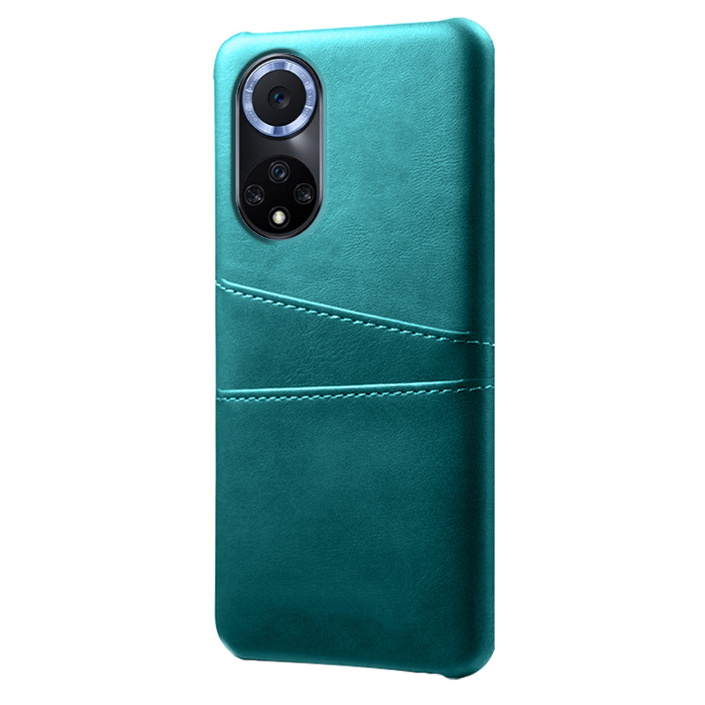 KSQ Quality PU Leather and Hard PC Phone Case Phone Cover with Dual Card Slots for Huawei nova 9 Pro / Honor 50 Pro