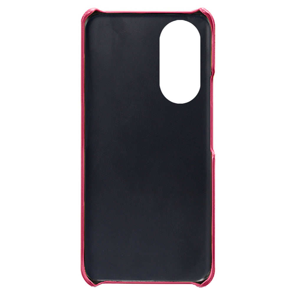 KSQ Quality PU Leather and Hard PC Phone Case Phone Cover with Dual Card Slots for Huawei nova 9 Pro / Honor 50 Pro