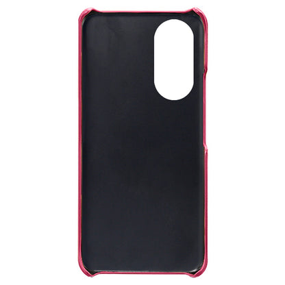 KSQ Quality PU Leather and Hard PC Phone Case Phone Cover with Dual Card Slots for Huawei nova 9 Pro / Honor 50 Pro