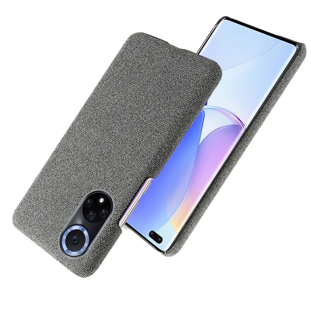 KSQ Scratch Resistant Phone Shell Cloth Coated Plastic Phone Case for Huawei nova 9 / Honor 50