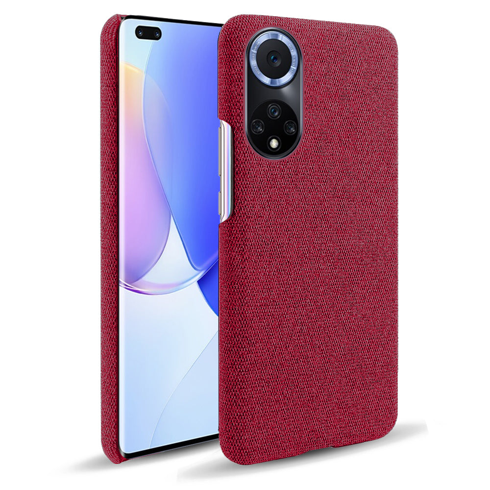 KSQ Scratch Resistant Phone Shell Cloth Coated Plastic Phone Case for Huawei nova 9 / Honor 50