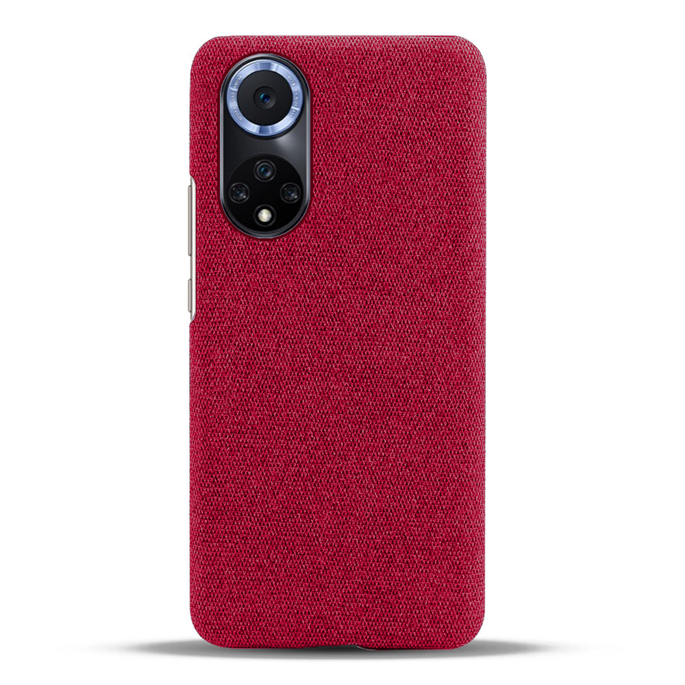 KSQ Scratch Resistant Phone Shell Cloth Coated Plastic Phone Case for Huawei nova 9 / Honor 50