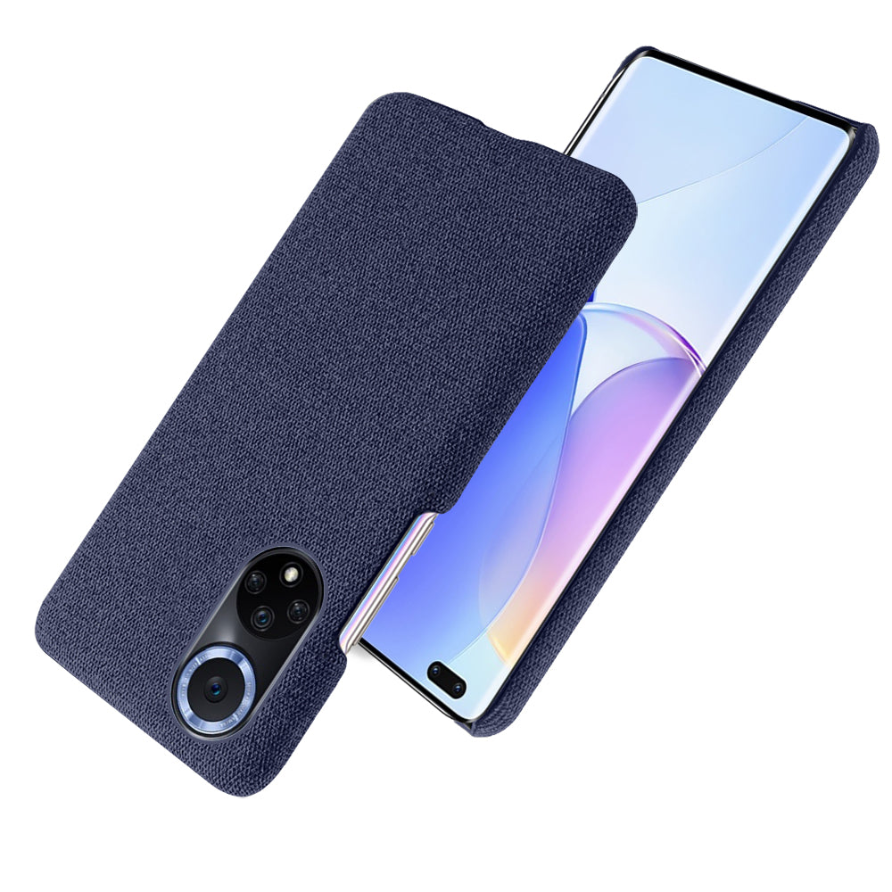 KSQ Scratch Resistant Phone Shell Cloth Coated Plastic Phone Case for Huawei nova 9 / Honor 50