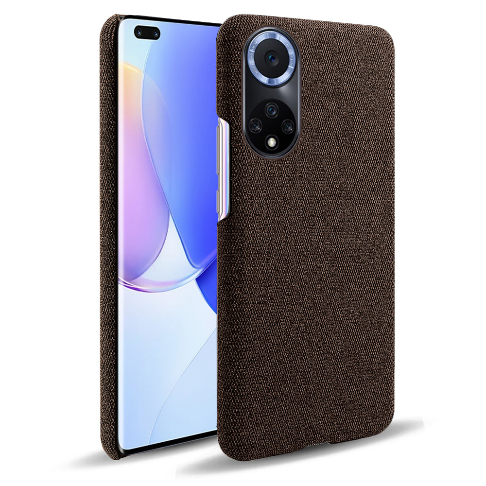 KSQ Scratch Resistant Phone Shell Cloth Coated Plastic Phone Case for Huawei nova 9 / Honor 50