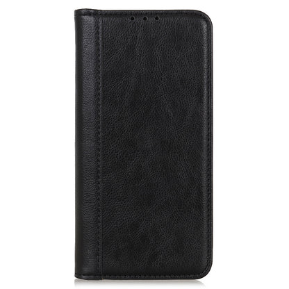 Magnetic Auto Closing Litchi Texture Split Leather Case Stand Wallet Phone Shell for Honor 50 Pro