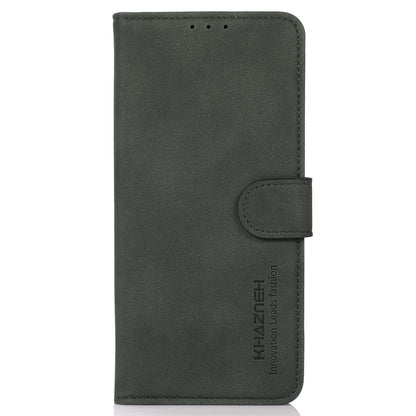 KHAZNEH Drop-resistant Textured Leather Protective Phone Wallet Cover Stand Case for Honor 50