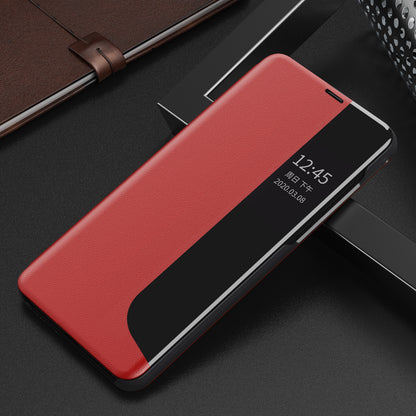 Smart View Window Stand Design PU Leather Anti-fall All-inclusive Protection Folio Flip Cover for Honor Magic3 Pro