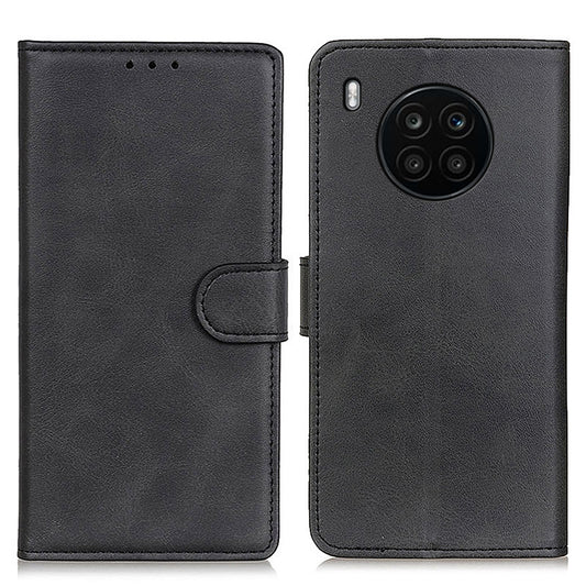 Adjustable Viewing Stand Magnetic Closure Wallet Design Leather Phone Cover for Huawei nova 8i/Honor 50 Lite