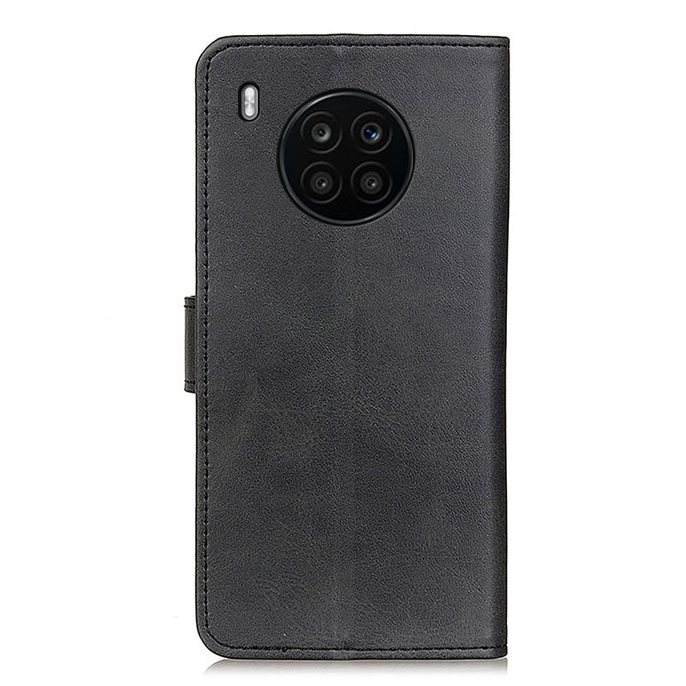 Adjustable Viewing Stand Magnetic Closure Wallet Design Leather Phone Cover for Huawei nova 8i/Honor 50 Lite