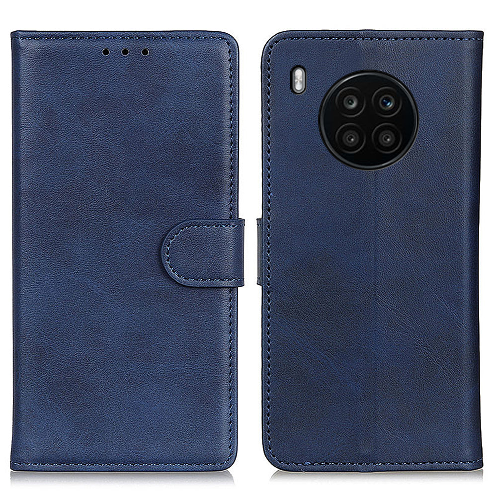 Adjustable Viewing Stand Magnetic Closure Wallet Design Leather Phone Cover for Huawei nova 8i/Honor 50 Lite