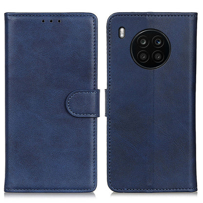 Adjustable Viewing Stand Magnetic Closure Wallet Design Leather Phone Cover for Huawei nova 8i/Honor 50 Lite