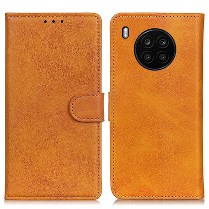 Adjustable Viewing Stand Magnetic Closure Wallet Design Leather Phone Cover for Huawei nova 8i/Honor 50 Lite