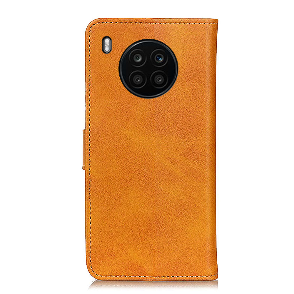 Adjustable Viewing Stand Magnetic Closure Wallet Design Leather Phone Cover for Huawei nova 8i/Honor 50 Lite
