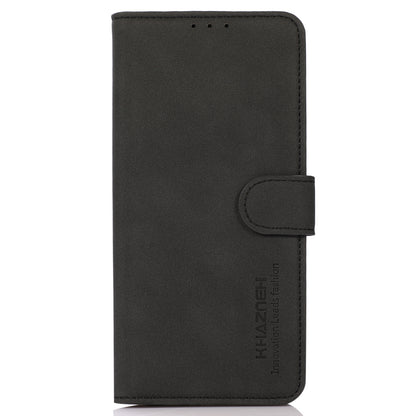 KHAZNEH Wallet Design Delicate Textured Leather Phone Cover Case with Adjustable Stand for Huawei nova 8i/Honor 50 Lite