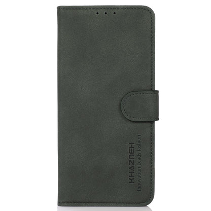 KHAZNEH Wallet Design Delicate Textured Leather Phone Cover Case with Adjustable Stand for Huawei nova 8i/Honor 50 Lite