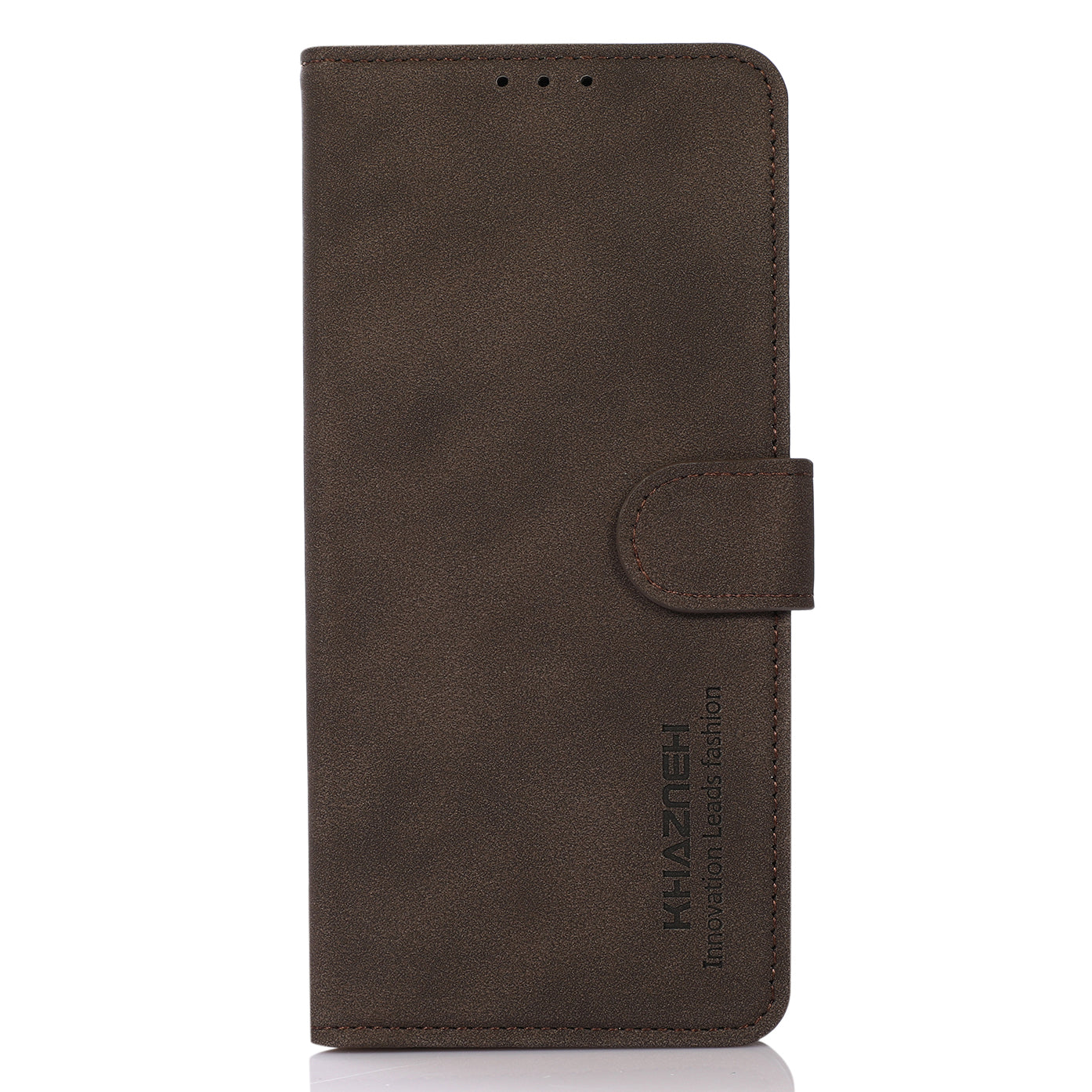 KHAZNEH Wallet Design Delicate Textured Leather Phone Cover Case with Adjustable Stand for Huawei nova 8i/Honor 50 Lite