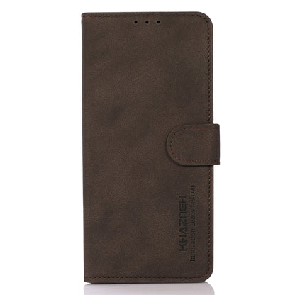 KHAZNEH Wallet Design Delicate Textured Leather Phone Cover Case with Adjustable Stand for Huawei nova 8i/Honor 50 Lite