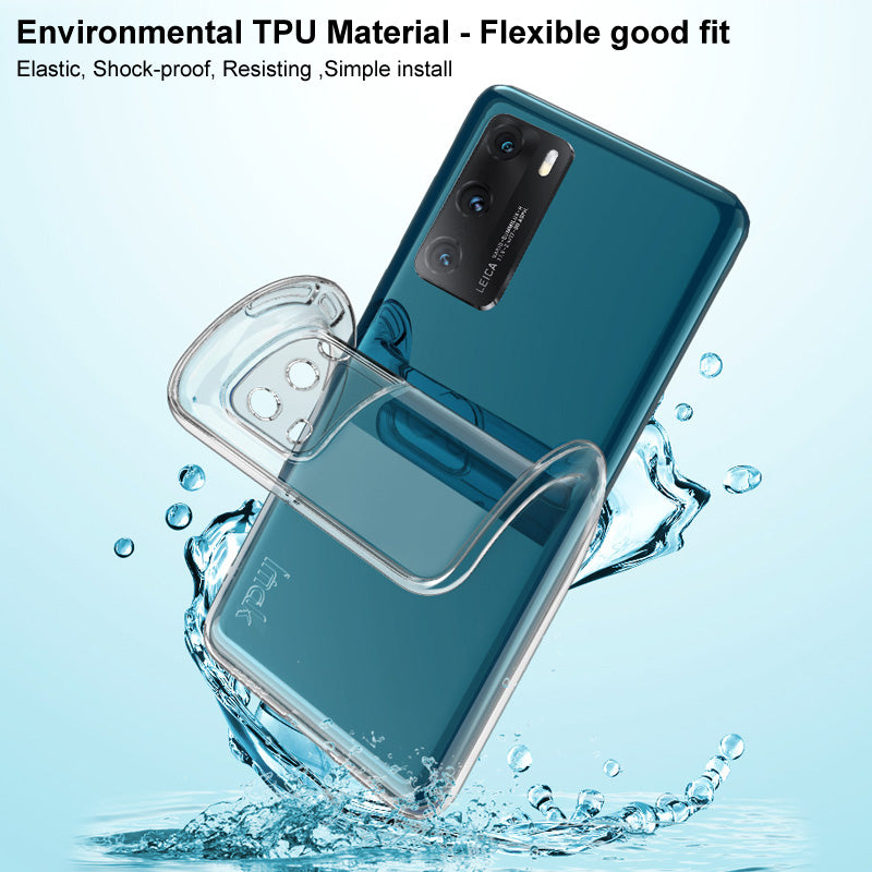 IMAK UX-5 Series Shockproof Flexible TPU Clear Case for Honor X30 Max 5G / X10 Max 5G