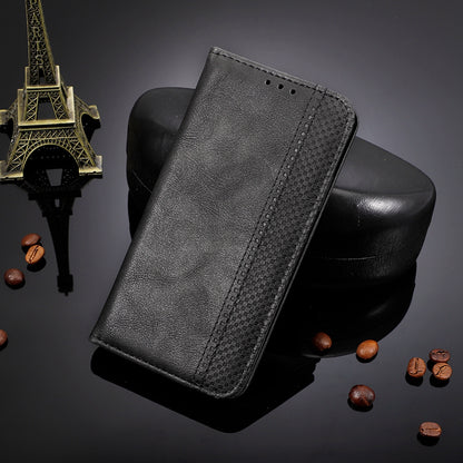 Anti-dust Retro Textured Surface Phone Leather Case Wallet Stand Protective Cover for Huawei nova 9 Pro / Honor 50 Pro
