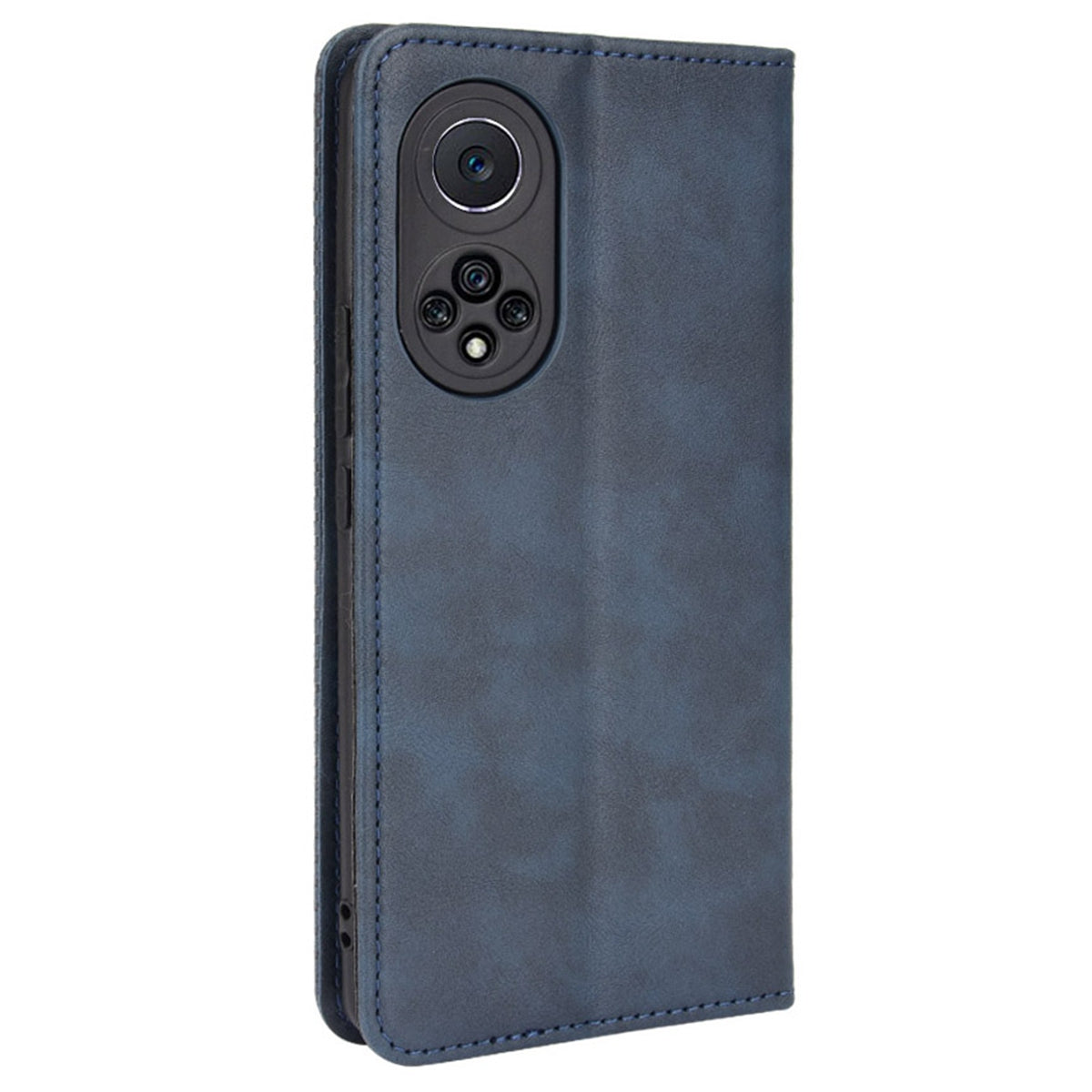 Anti-dust Retro Textured Surface Phone Leather Case Wallet Stand Protective Cover for Huawei nova 9 Pro / Honor 50 Pro