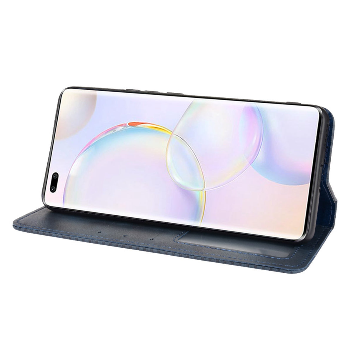 Anti-dust Retro Textured Surface Phone Leather Case Wallet Stand Protective Cover for Huawei nova 9 Pro / Honor 50 Pro