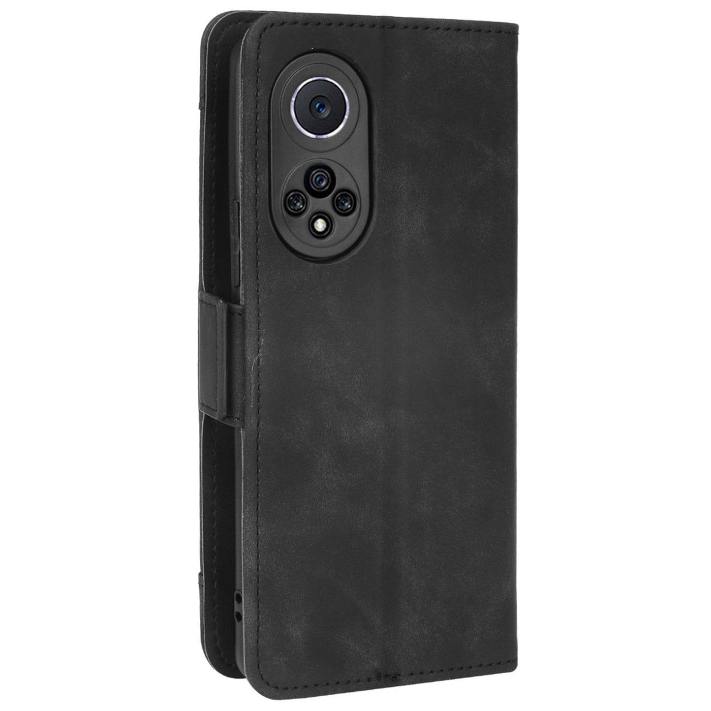 Special Phone Case Magnetic Closure Multiple Card Slots Design PU Leather Wallet Phone Cover for Huawei nova 9 Pro / Honor 50 Pro