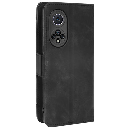Special Phone Case Magnetic Closure Multiple Card Slots Design PU Leather Wallet Phone Cover for Huawei nova 9 Pro / Honor 50 Pro