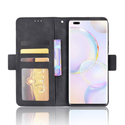 Special Phone Case Magnetic Closure Multiple Card Slots Design PU Leather Wallet Phone Cover for Huawei nova 9 Pro / Honor 50 Pro