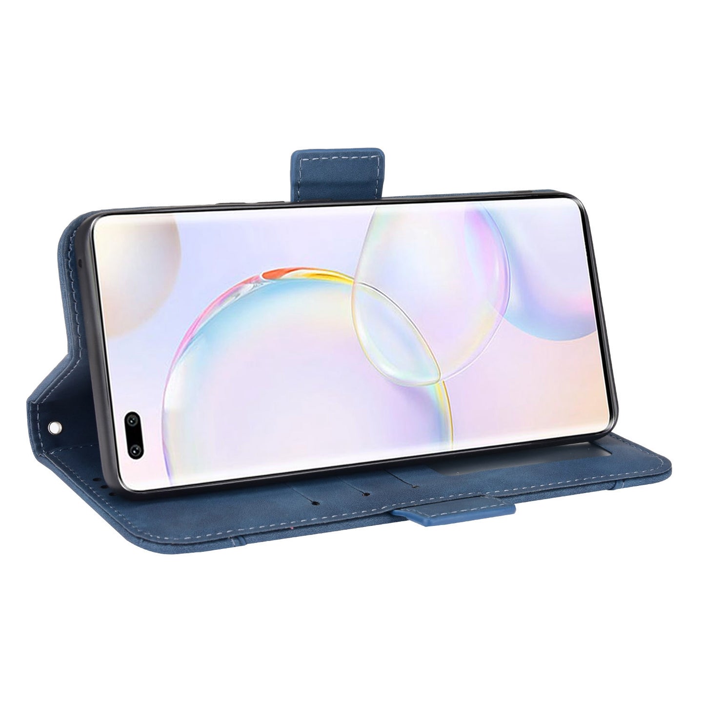 Special Phone Case Magnetic Closure Multiple Card Slots Design PU Leather Wallet Phone Cover for Huawei nova 9 Pro / Honor 50 Pro