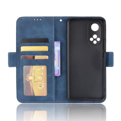 Special Phone Case Magnetic Closure Multiple Card Slots Design PU Leather Wallet Phone Cover for Huawei nova 9 Pro / Honor 50 Pro