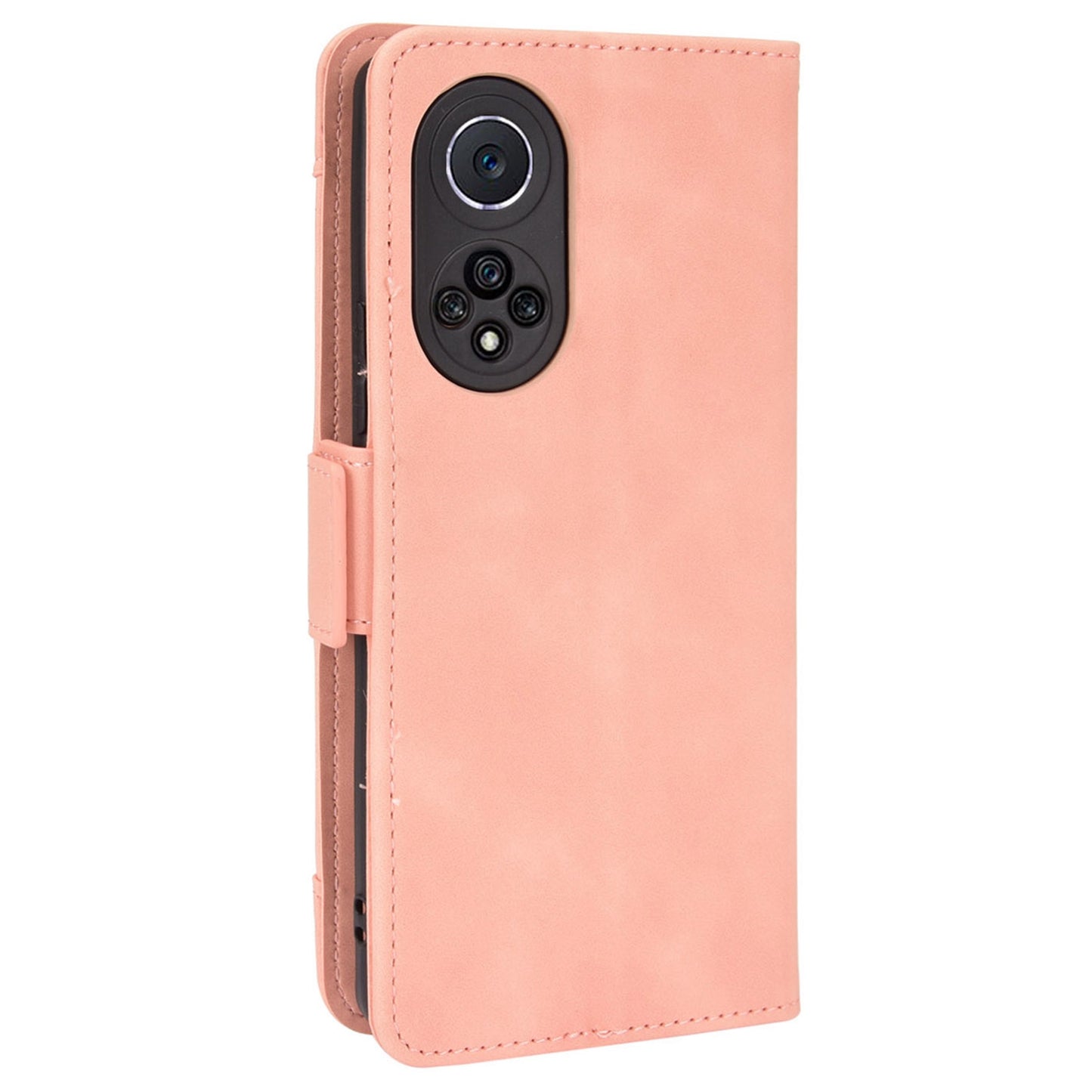 Special Phone Case Magnetic Closure Multiple Card Slots Design PU Leather Wallet Phone Cover for Huawei nova 9 Pro / Honor 50 Pro