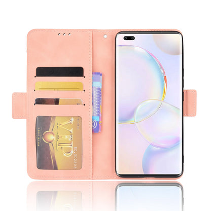 Special Phone Case Magnetic Closure Multiple Card Slots Design PU Leather Wallet Phone Cover for Huawei nova 9 Pro / Honor 50 Pro