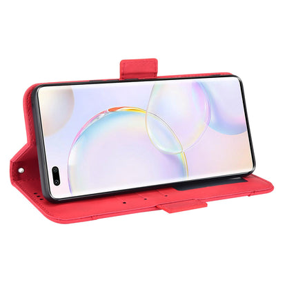 Special Phone Case Magnetic Closure Multiple Card Slots Design PU Leather Wallet Phone Cover for Huawei nova 9 Pro / Honor 50 Pro