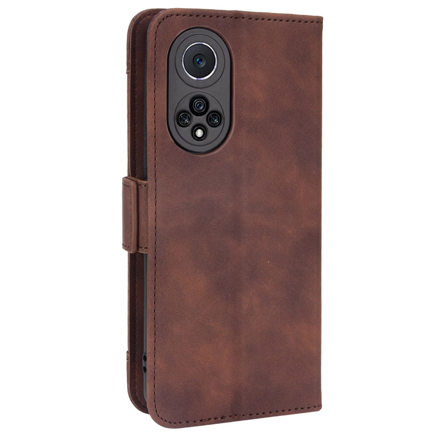 Special Phone Case Magnetic Closure Multiple Card Slots Design PU Leather Wallet Phone Cover for Huawei nova 9 Pro / Honor 50 Pro