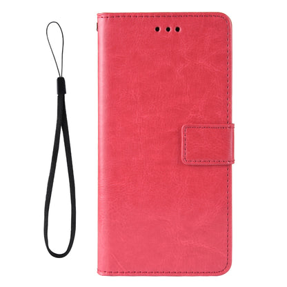 Fashionable Crazy Horse Texture PU Leather Wallet Magnetic Anti-Scratch Case with Wrist Strap for Huawei nova 9 Pro / Honor 50 Pro