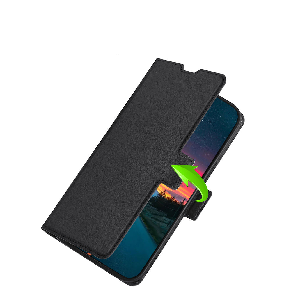 Strong Magnetic Closure Phone Cover Ultra-thin Leather Phone Case with Stand for Honor 50