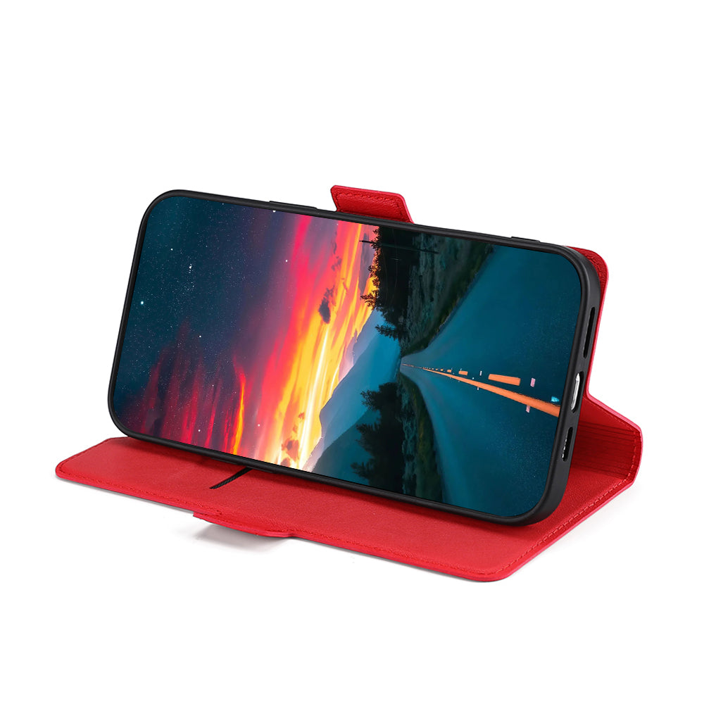 Strong Magnetic Closure Phone Cover Ultra-thin Leather Phone Case with Stand for Honor 50