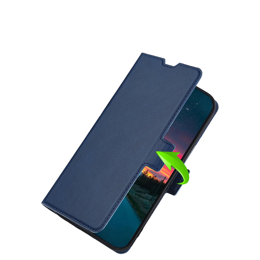 Strong Magnetic Closure Phone Cover Ultra-thin Leather Phone Case with Stand for Honor 50