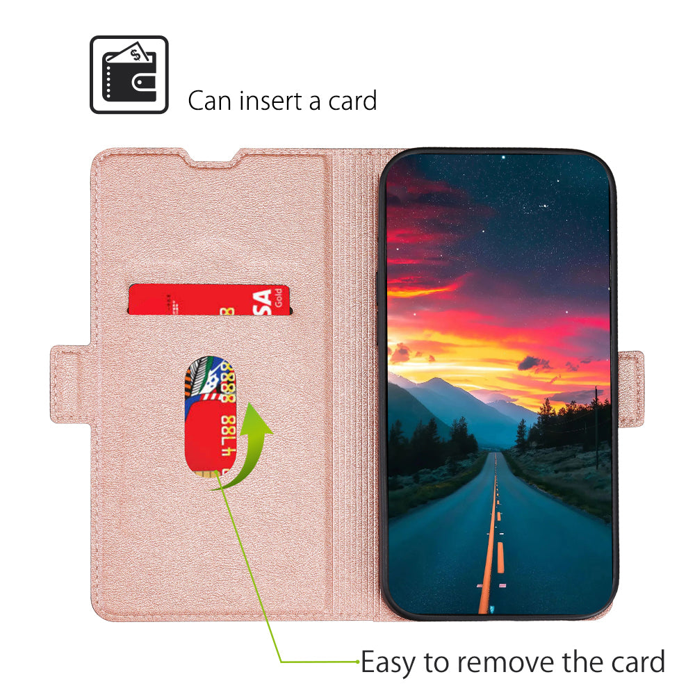 Strong Magnetic Closure Phone Cover Ultra-thin Leather Phone Case with Stand for Honor 50