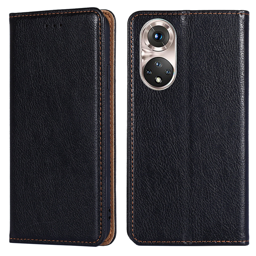 Full Body Protection Magnetic Auto Closing Leather Phone Wallet Case Stand Shell for Honor 50 Pro