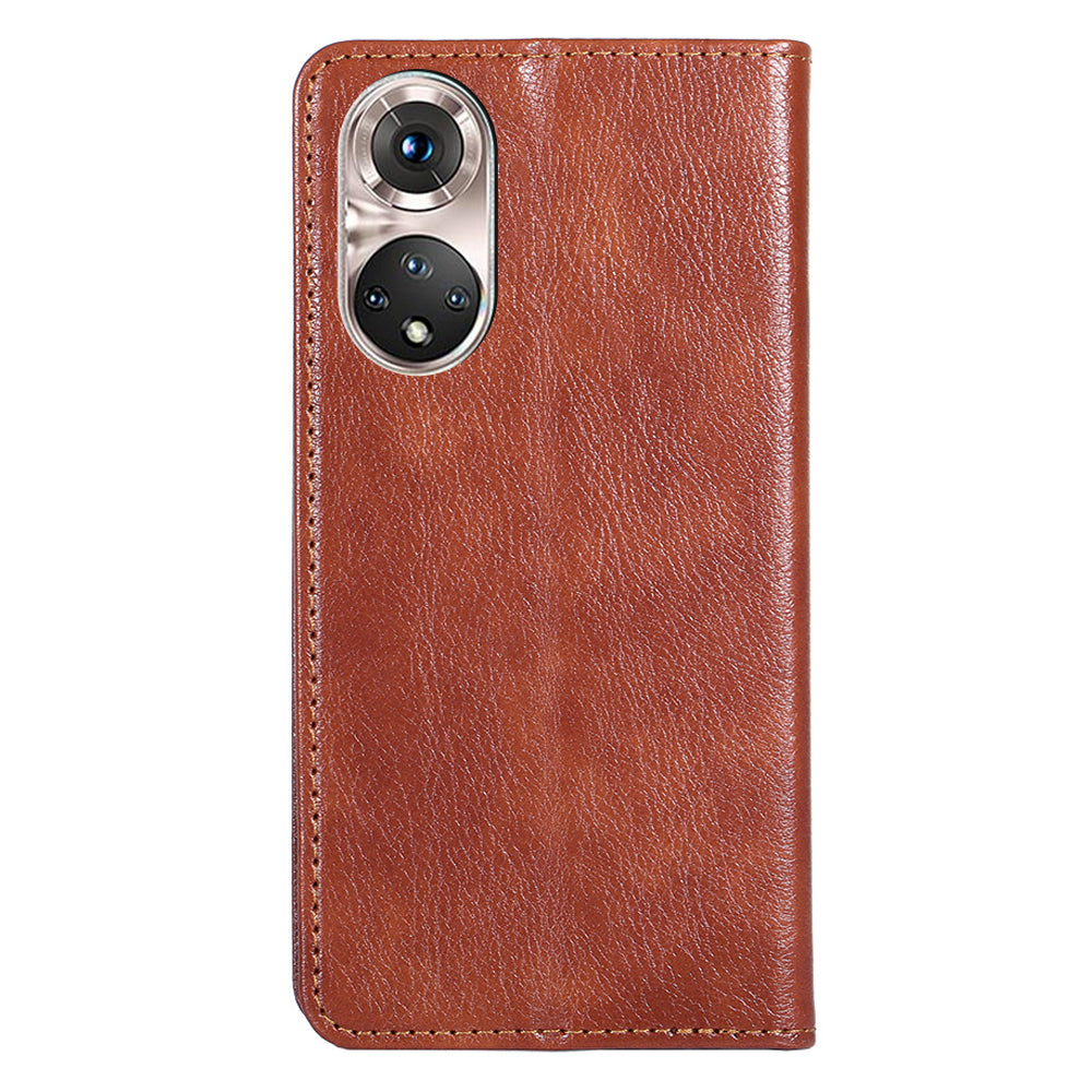 Full Body Protection Magnetic Auto Closing Leather Phone Wallet Case Stand Shell for Honor 50 Pro