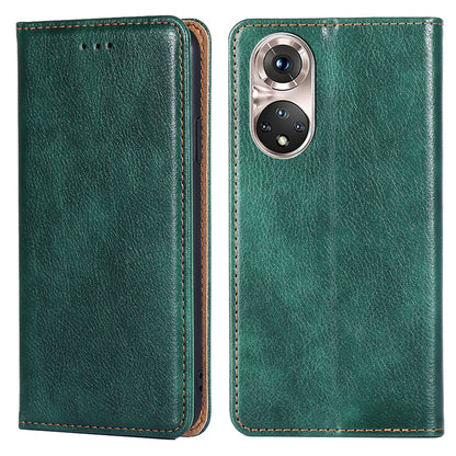 Full Body Protection Magnetic Auto Closing Leather Phone Wallet Case Stand Shell for Honor 50 Pro