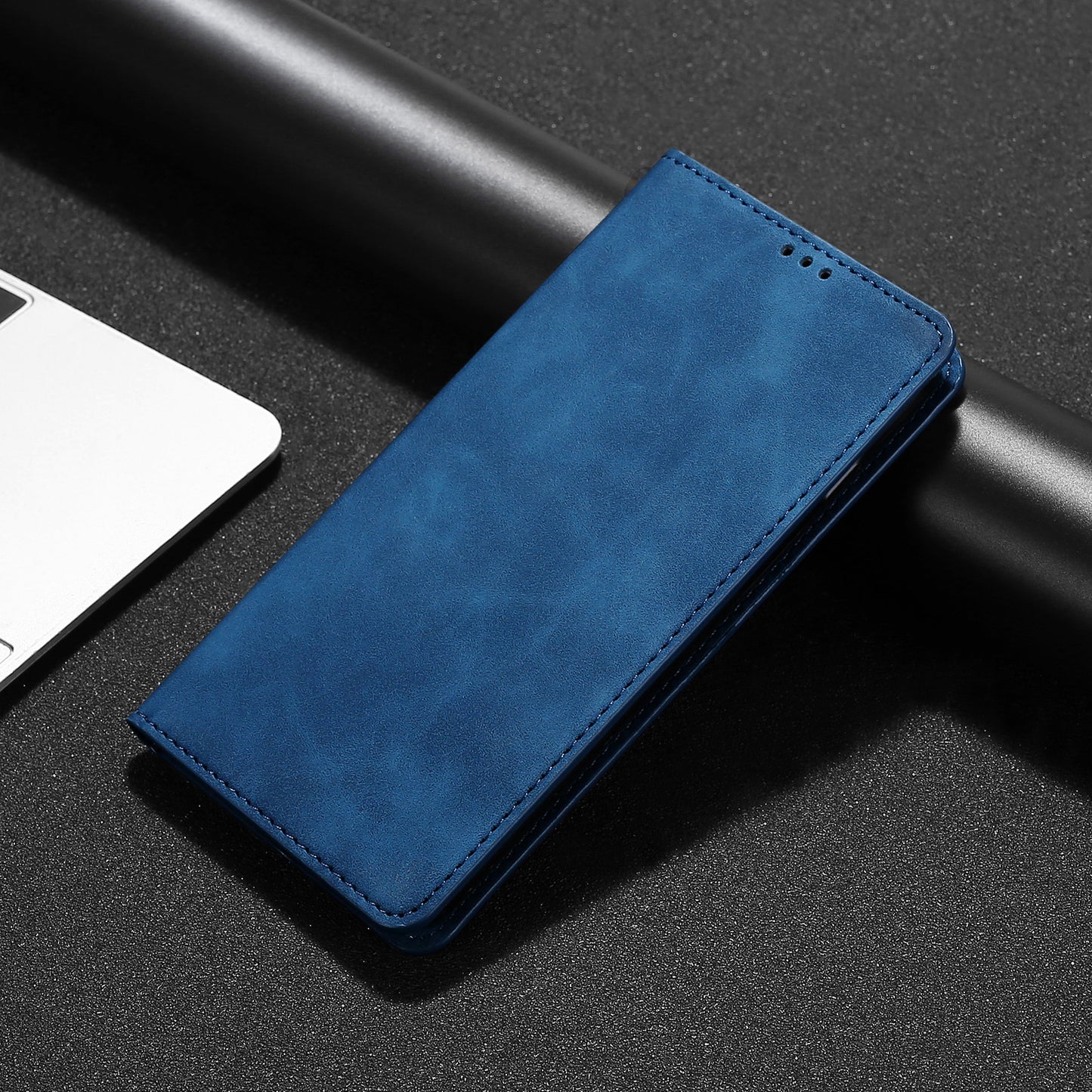 Skin-touch Feeling Magnetic Auto Closing Card Slots PU Leather Stand Phone Protector Case for Honor 50